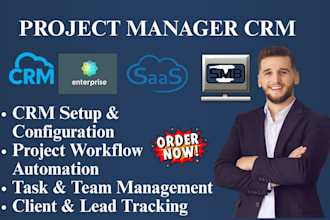 setup smb enterprise agency construction real estate saas project management crm
