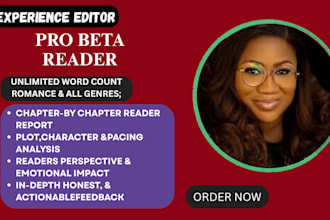 beta read and critique your book with professional feedback