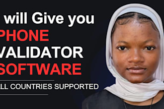 give you all country phone number validator software