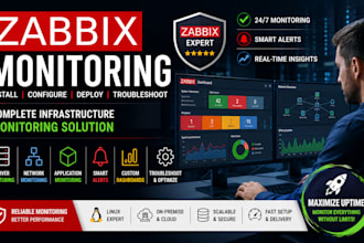 install, configure and troubleshoot zabbix monitoring for your infrastructure