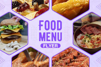create an attractive food flyer design