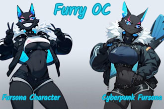 draw fursona oc art furry reference sheet furry nsfw or swf character