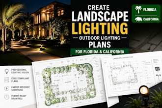 create landscape lighting outdoor lighting plans for florida and california