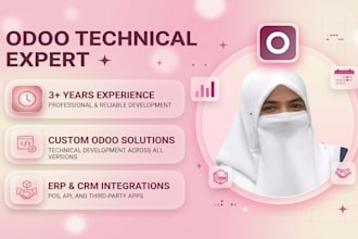 do custom odoo development erp crm pos and third party integration