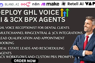 build a gohighlevel voice agent for dental, real estate and medspa