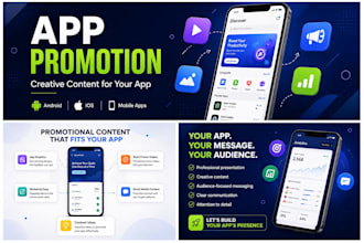 create professional promotional content for your mobile app