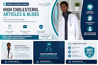 write patient education articles on high cholesterol