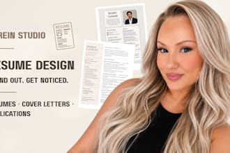 design a modern professional resume in canva