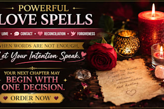cast powerful love, call me or message me and forgiveness spell within 24hr