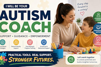 be your autism coach for personalized support, guidance and strategies