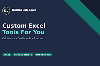 build a custom excel or google sheets tool