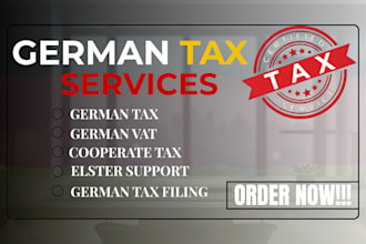 be german tax advisor, steuerberater, legal expert, vat, elster and oss filing