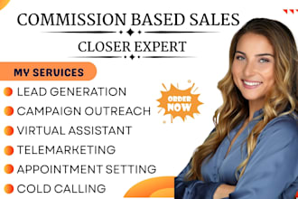 be commission based sales closer sales representative salespersons telemarketing