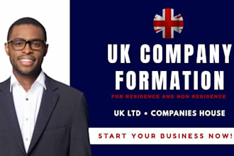 do UK ltd formation, company house registration for resident and non resident