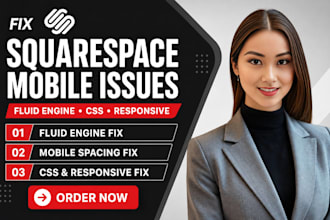 fix squarespace fluid engine mobile spacing overlap responsive issues