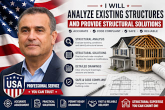 analyze existing structures and provide structural solutions