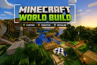 build custom minecraft maps, structures, worlds, spawns and environments