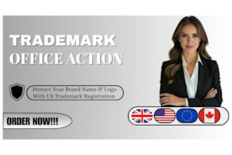 do us trademark registration attorney for your brand, patent office action