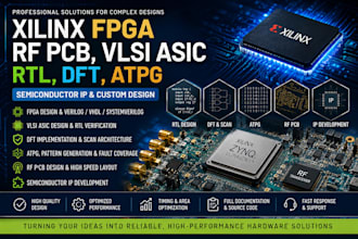 design xilinx fpga rf pcb vlsi asic rtl dft and atpg solution semiconductor ip