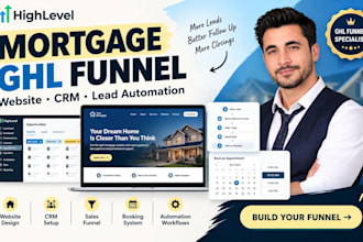 gohighlevel mortgage website ghl crm real estate website ghl sales funnel