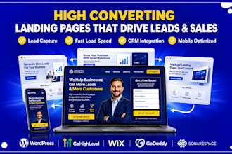design a high converting lead generation landing page