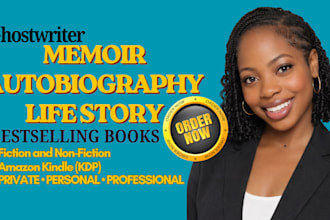 ghostwrite your memoir, autobiography, or life story