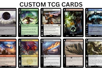design tcg ccg card game templates card frame trading card game poker cards