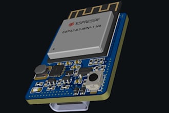 develop robotics boards, esp32 power control, stm32 wireless industrial systems