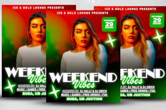 design a stunning party poster and club event flyer