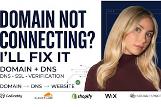 connect your domain and fix dns issues