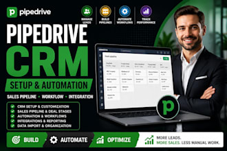 setup pipedrive crm pipedrive sales pipeline pipedrive automation and workflow