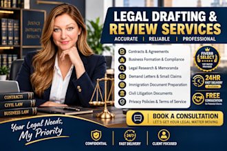 draft professional pro se legal documents for your case