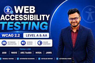perform web accessibility testing based on wcag guidelines