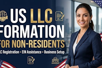 provide US llc formation support for non residents