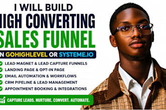 build a lead magnet funnel, lead capture funnel for coaches and creator