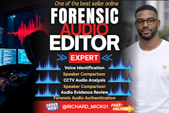 analyse, examine, enhance, restore, andclarify difficult forensic audio evidence