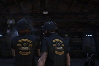 create fivem kuttes custom fivem clothing kuttes mc mc vest biker clothing
