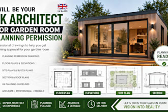 be your UK architect for garden room planning permission