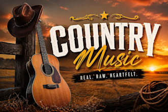 sing country song, male lead vocal and record melodic country music with guitar