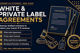 write a customized white label service agreement for agencies