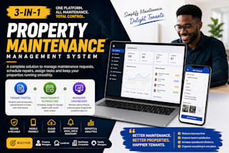 build a property maintenance request, scheduling and management system