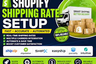 do shopify shipping rate shipzip shipstation shipx easyship parcelify intuitive