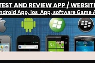 do QA review and test ios app, website review and android app user experience
