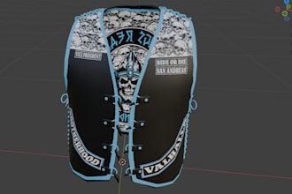 create custom fivem mc kuttes and biker vests with patches