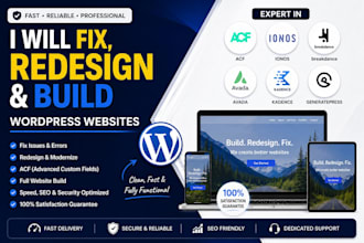 fix build redesign acf wordpress ionos generate press breakdance avada kadence