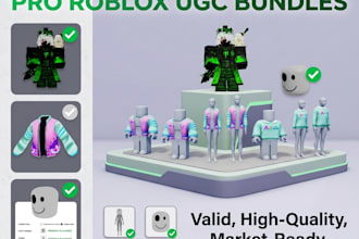 do roblox ugc bundle characters, roblox dynamic head, roblox clothing hair