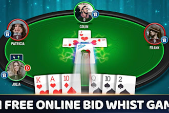 develop a 2 to 4 player online multiplayer card game