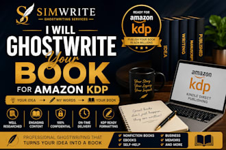 ghostwrite your book for amazon KDP
