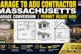 create garage to adu contractor massachusetts garage conversion permit ready adu