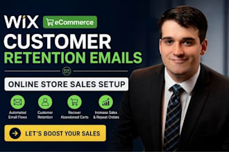 setup wix ecommerce customer retention email campaigns wix email sequence